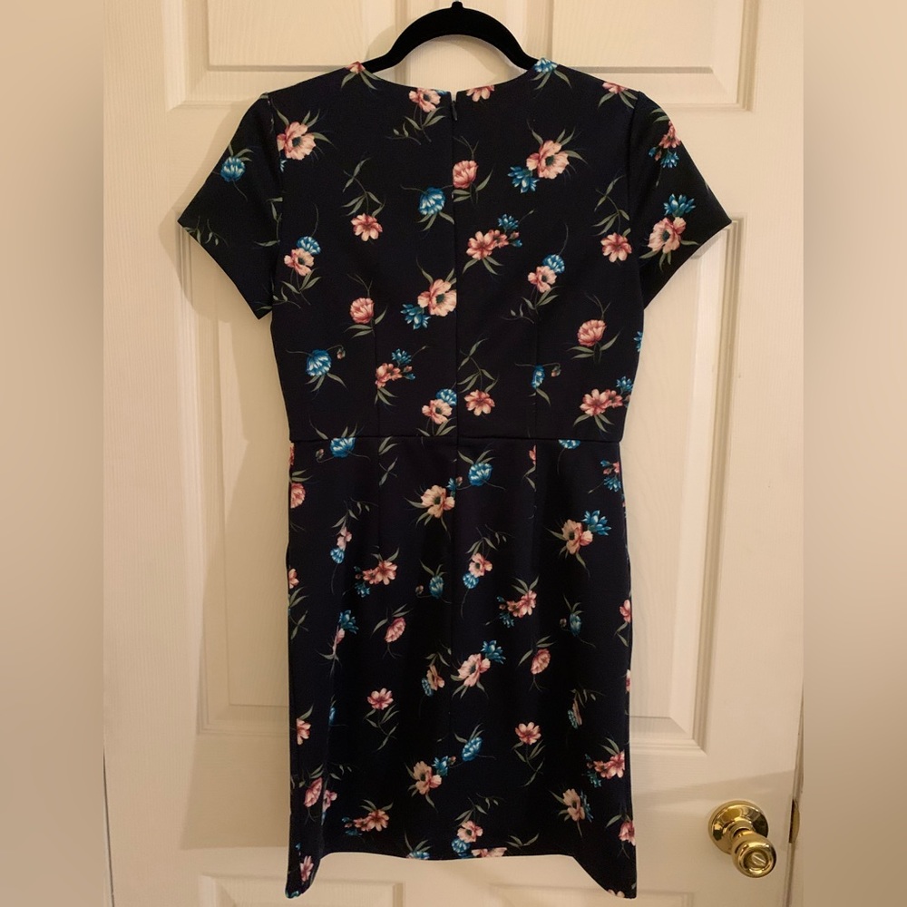 Ann Taylor navy floral dress